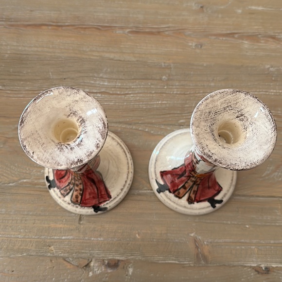 Yuletide 8" Tall Candlesticks by ZRIKE (Set of 2) - Picture 5 of 11